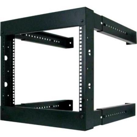 CHIPTECH, INC DBA VERTICAL CABLE Vertical Cable 047-WFM-0826, 8U Wall Mount Open Fixed Rack 047-WFM-0826